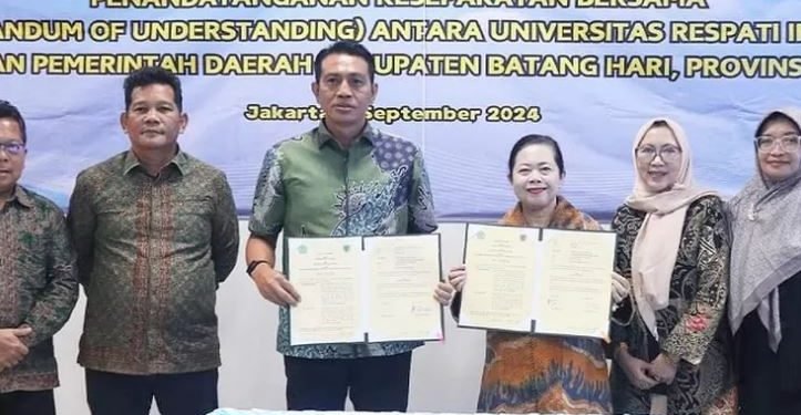 Pemkab Batanghari dan Universitas Respati Indonesia Jalin Kerjasama di Bidang Pendidikan dan Penelitian