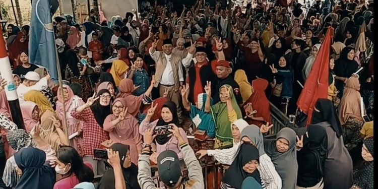 Warga Legok Kota Jambi Dukung H Abdul Rahman-H Andi Muhammad Guntur