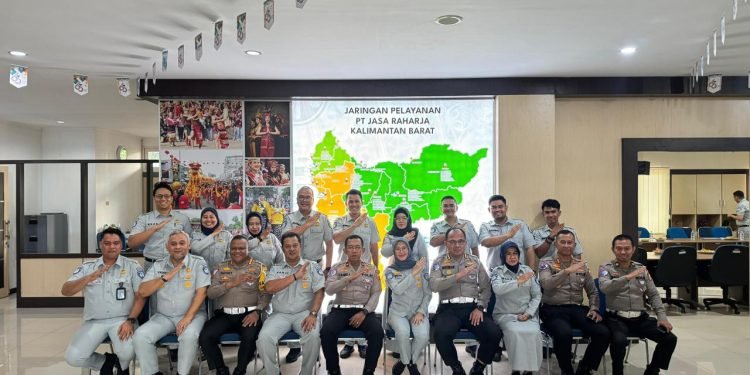 Jasa Raharja dan Korlantas Polri Tingkatkan Sinergi Lewat Monev Penegakkan Hukum TW III 2024