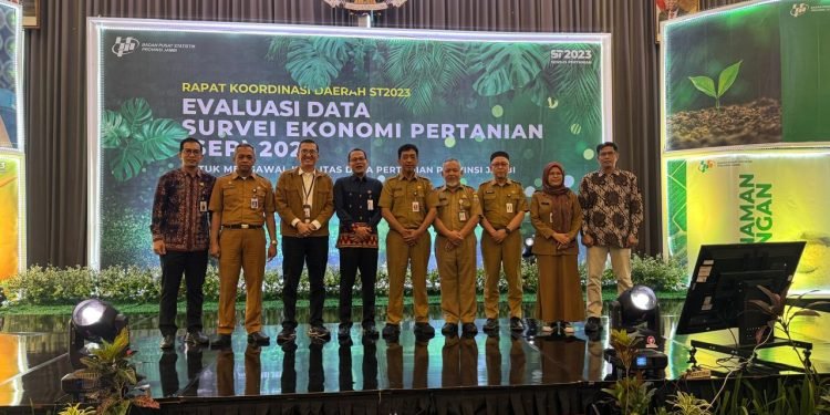 Rancang Masa Depan Indonesia yang Berdaulat Pangan, Pemprov Jambi Dukung Rakorda Sensus Pertanian 2023