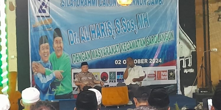 Dikemas Dengan Dialog Interaktif, Warga Sarolangun Kota Sepakat Haris-Sani Lanjutkan Jambi Mantap Jilid Dua