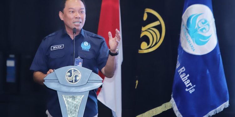 Rivan Tekankan Semangat Sinergi dan Kolaborasi dalam Rakernas Serikat Pekerja Jasa Raharja