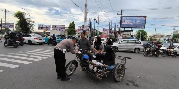 Hari Pertama Ops Zebra Toba 2024, Polda Sumut Tindak Tegas 1.254 Pelaku Pelanggaran Lalu Lintas