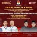KPU Sumut Gelar Debat Publik Kedua