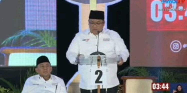 Debat Kedua Pilwako Jambi, H Andi Muhammad Guntur Tegas dan Berwibawa