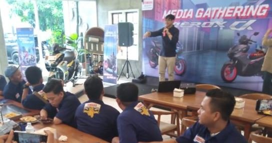 Bawa Teknologi Super Sport dan Performa Tinggi, DDS Yamaha Jambi Kenalkan Aerox Alpha pada Junrnalis