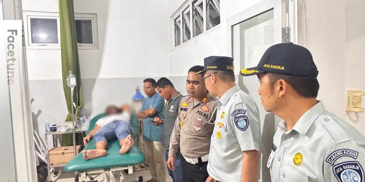 Jasa Raharja Jamin Seluruh Korban Kecelakaan yang Melibatkan Truk Tronton dan Sejumlah Kendaraan di Kabupaten Pidie