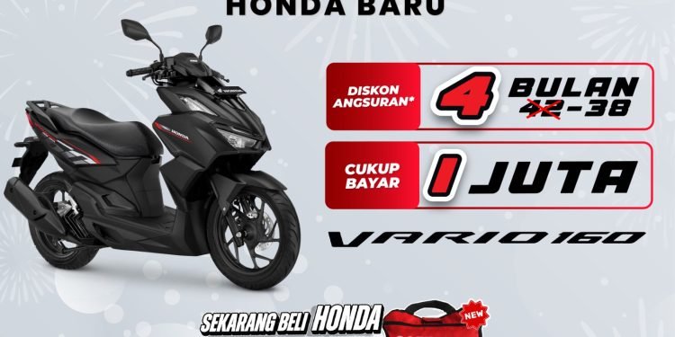 Honda Vario 160 Jadi Lebih Terjangkau, Cek Promonya Sekarang