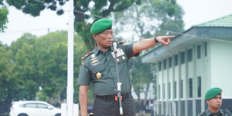 Danrem 042/Gapu Berikan Pengarahan kepada Satgas Yonif 142/KJ