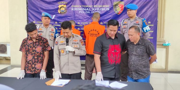 Dua Hari Operasi, Polda Jambi Amankan Dua Pelaku dan Alat Bor Minyak Ilegal