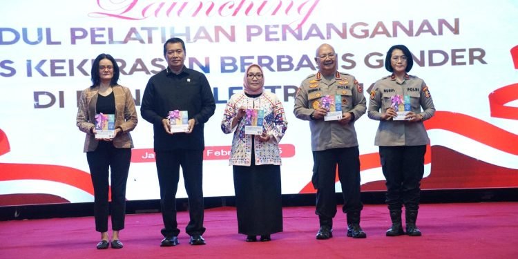 Kalemdiklat Polri Melaunching Modul Pelatihan Penanganan Kasus Kekerasan Berbasis Gender di Ranah Elektronik