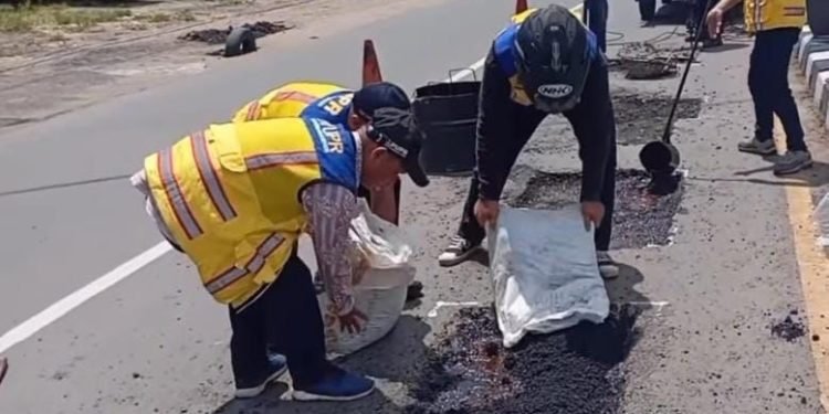 Pastikan Kenyamanan saat Mudik Idul Fitri di Jalan Nasional, BPJN Jambi Tutup Ribuan lubang