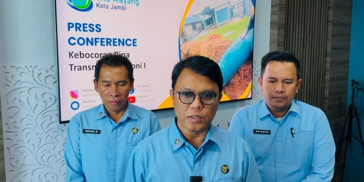 Kebocoran Pipa IPA Broni I, Pengaliran Air Terhenti Dibeberapa Wilayah, Ini Langkah Cepat Perumda Tirta Mayang