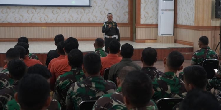 Korem 042/Gapu Gelar Sosialisasi Ops Gaktib, Ops Yustisi, serta Safety Riding dan Driving