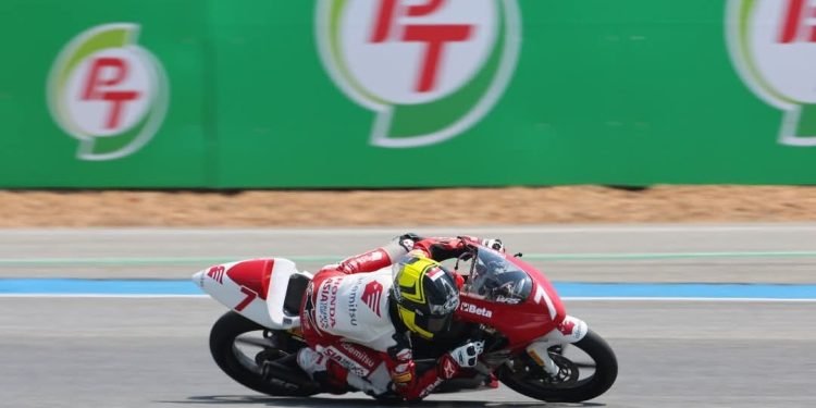 Sempat Pimpin Balapan, Pebalap Astra Honda Melaju Kencang di ATC Buriram