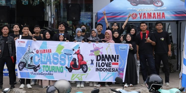 Touring Fazzio Hybrid Jambi Colaborasi dengan Damn! I Love Indonesia