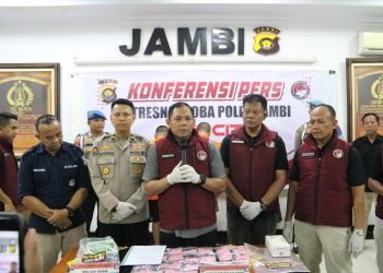 Bekuk Kurir Narkoba, Ditresnarkoba Polda Jambi Sita Sabu dan Pil Ekstasi Berlogo Superman