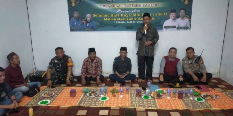 Forum RT dan PKK Kelurahan Legok Gelar Halal Bihalal Sekaligus Terima Berkas Pendaftaran Calon Ketua RT