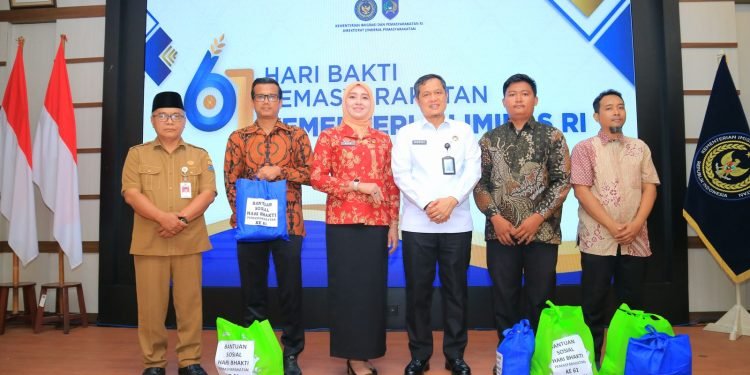 Kakanwil Ditjenpas Jambi Ikuti Tasyakuran HBP Ke-61 Bersama Menteri IMIPAS