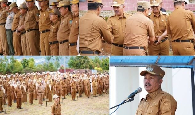 Apel Perdana Pasca Libur Idul Fitri, Bupati Monadi Tegaskan ASN Kembali Fokus Jalankan Tugas dan Tanggung Jawab