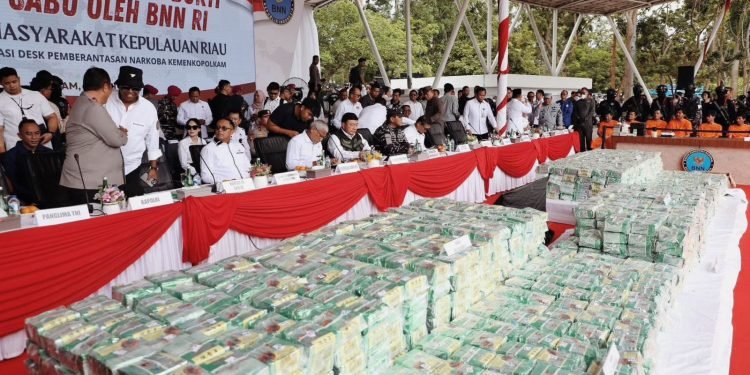 Dua Ton Sabu Dimusnahkan di Batam, Wagub Kepri: Bukti Negara Hadir Lawan Narkoba