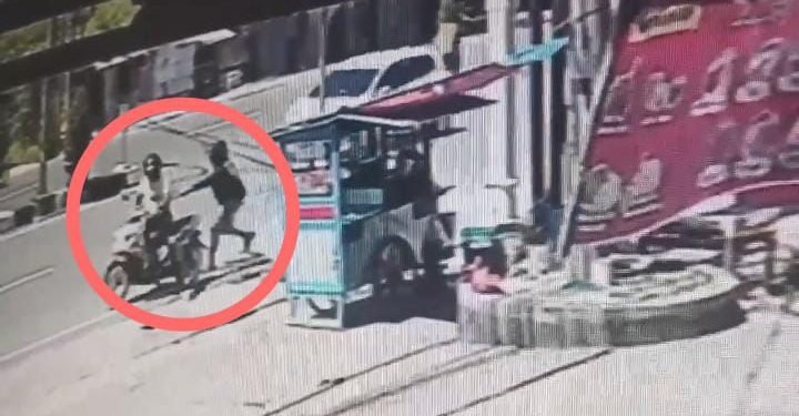 Aksi Heroik Suami Gagalkan Pencurian Tas Istri Terekam Kamera CCTV