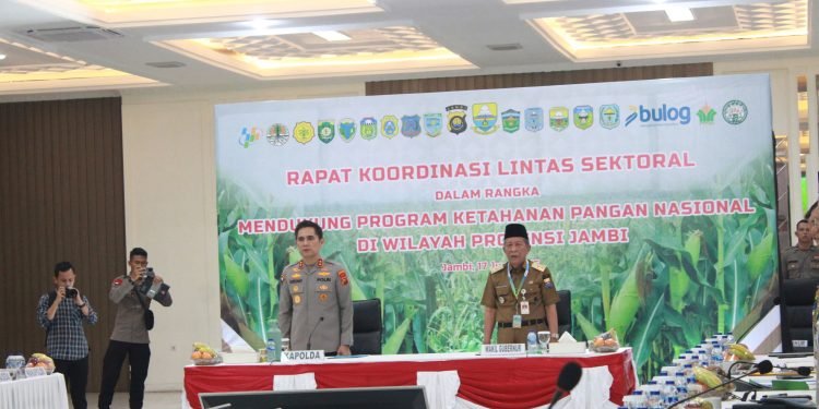 Hadiri Rakor Ketahanan Pangan, Wagub Sani Tegaskan Pentingnya Sinergitas Lintas Sektoral