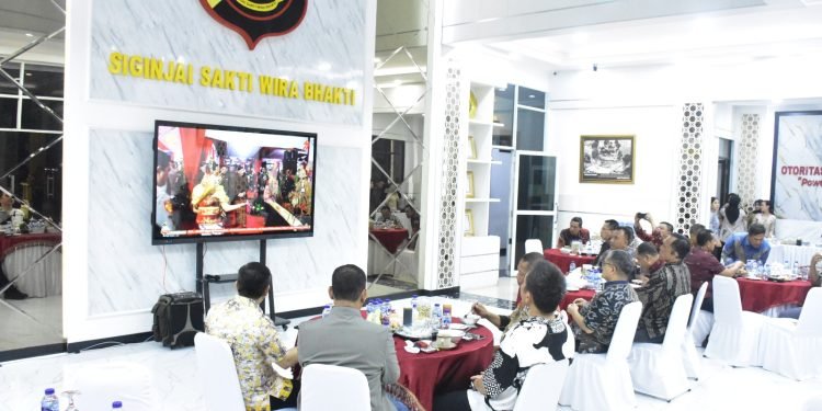 Polda Jambi Nobar Wayang Kulit Virtual Bersama Kapolri