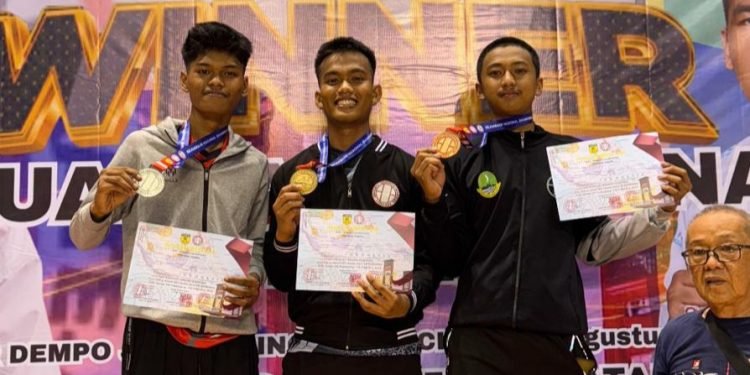 Bripda Bima Prasetiya Persembahkan Emas untuk Brimob Polda Jambi di Kejurnas Shindoka 2025