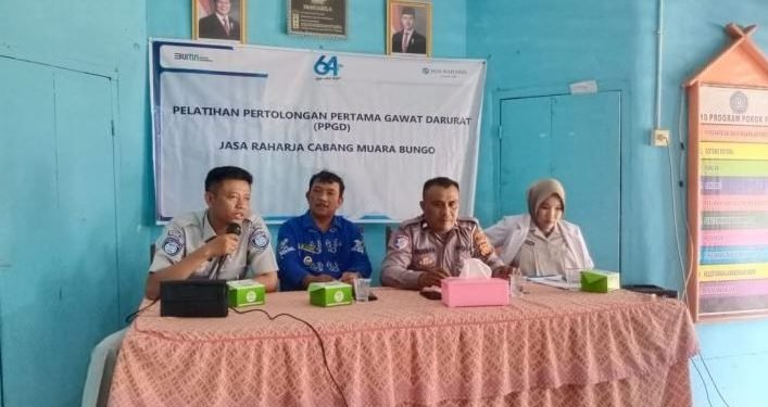 Jasa Raharja Gandeng RS Bhayangkara Beri Pelatihan Pertolongan Pertama untuk Warga