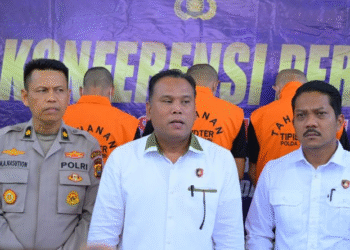 Tiga Tersangka Perdagangan Emas Ilegal Diamankan Ditreskrimsus Polda Jambi