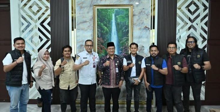 Audiensi dengan Wali Kota, PWI Kota Jambi Sampaikan Program Kerja