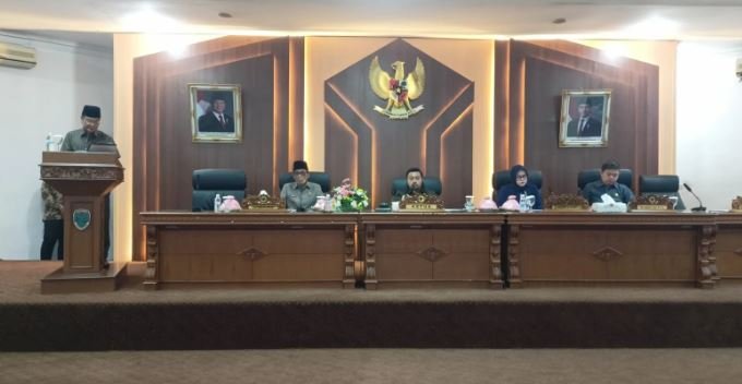 DPRD Batang Hari Gelar Paripurna Penyampaian Nota Pengantar KUA-PPAS Perubahan 2025