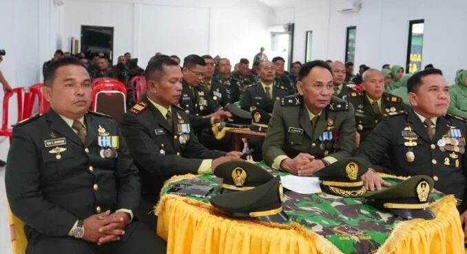 Kodim 0419/Tanjab Gelar Nobar Upacara HUT ke-80 TNI