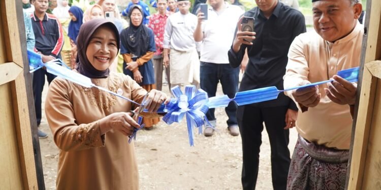 Hj. Hesti Haris Serahkan Kursi Roda dan Tinjau Program Sosial di Muaro Jambi