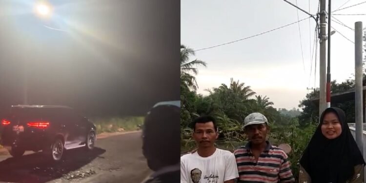 Tak Lagi Gelap Gulita, Group PT SAS Pasang 40 Titik Lampu Jalan di Kabupaten Sarolangun