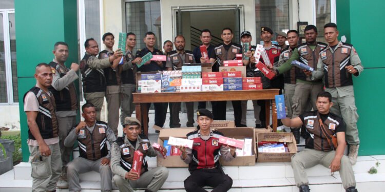 Masih Nekat Jual Rokok Ilegal, Bea Cukai Sita Puluhan Ribu Batang dari Pedagang