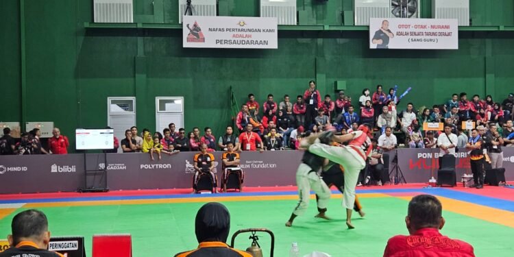 Petarung Jambi Gilang Despriyanto Lolos ke Final Kelas 75-80 Kg PON Kudus