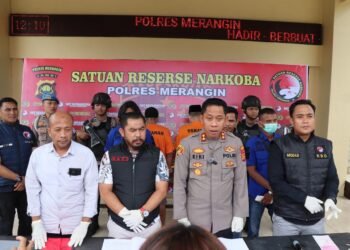 Satresnarkoba Polres Merangin Tangkap Kurir dan Bandar Narkoba, 2 Kg Sabu Berhasil Diamankan