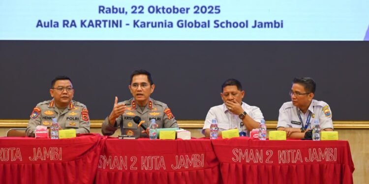 Hadiri Sosialisasi dan Peningkatan Kompetensi Guru BK, Ini Pesan Kapolda Jambi
