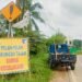 Tekan Angka Kecelakaan, Satlantas Polresta Jambi Lakukan Pemasangan Rambu Peringatan Daerah Rawan Lakalantas