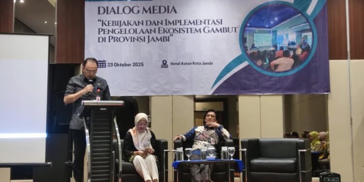 DLH Gelar Dialog Media Bahas Kebijakan dan Implementasi Pengelolaan Ekosistem Gambut