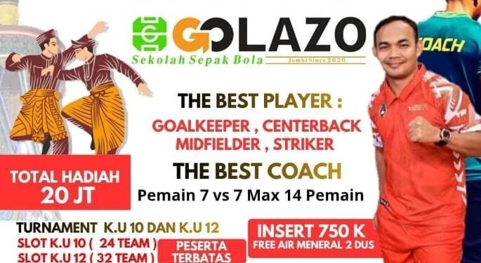 SSB Golazo Hadirkan Turnamen Sepak Bola Usia Dini, Dorong Anak Berkreasi dan Sporti