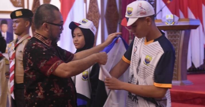 Lepas Atlet POPNAS XVII Jakarta, Sekda Sudirman : Bertandinglah dengan Sportivitas dan Semangat Juang