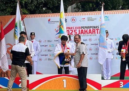 Rifki Dwi Putra Persembahkan Medali Emas Kedua untuk Kontingen Jambi di Peparpenas XI 2025