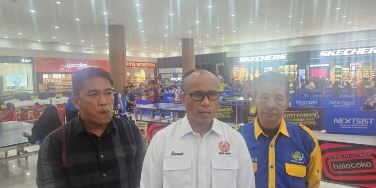 Ketum KONI Jambi Harapkan Lahir Atlet Tenis Meja Lewat Kejurprov Jambi