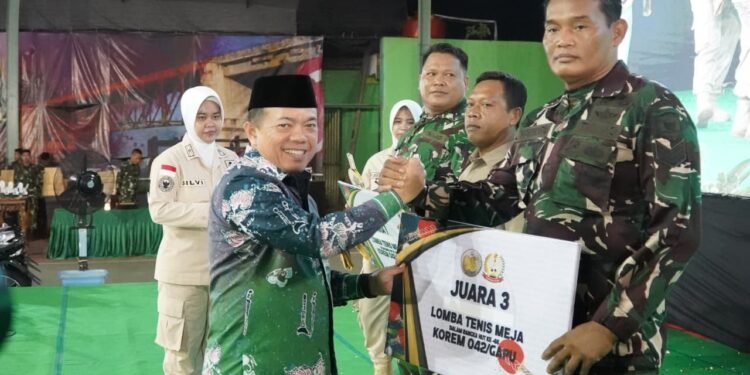 Hadiri Syukuran HUT ke‑66 Korem 042/Gapu, Gubernur Al Haris: Pemprov siap Dukung Pembangunan Kodam dan Pangkalan Udara Baru