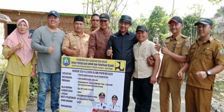 Bahu Jalan Cukuh Betung-Padang Guci Rampung, Akses Kaur Semakin Lancar