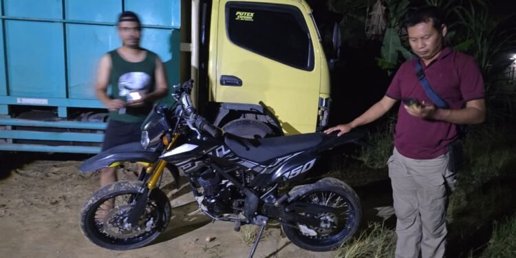 Usai Curi Dua Motor, Pelaku Kabur dan Tinggalkan Barang Bukti di Kebun Karet