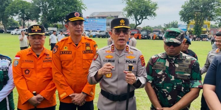 Gelar Apel Kesiapan Tanggap Darurat Bencana Bencana Hidrometeorologi, Kapolda Jambi: Bukti Negara Hadir
